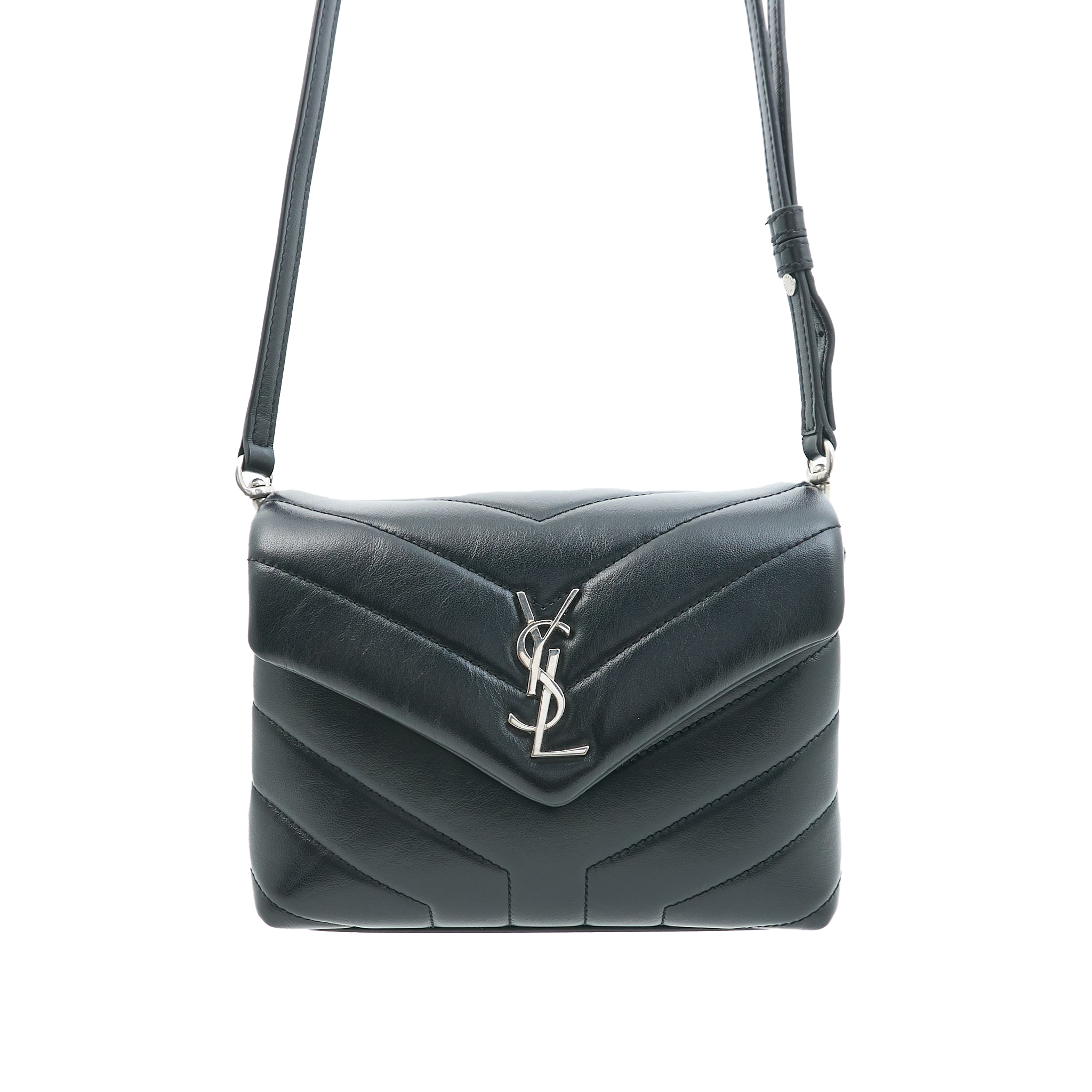 Saint Laurent Lou Lou Toy Crossbody Bag Black