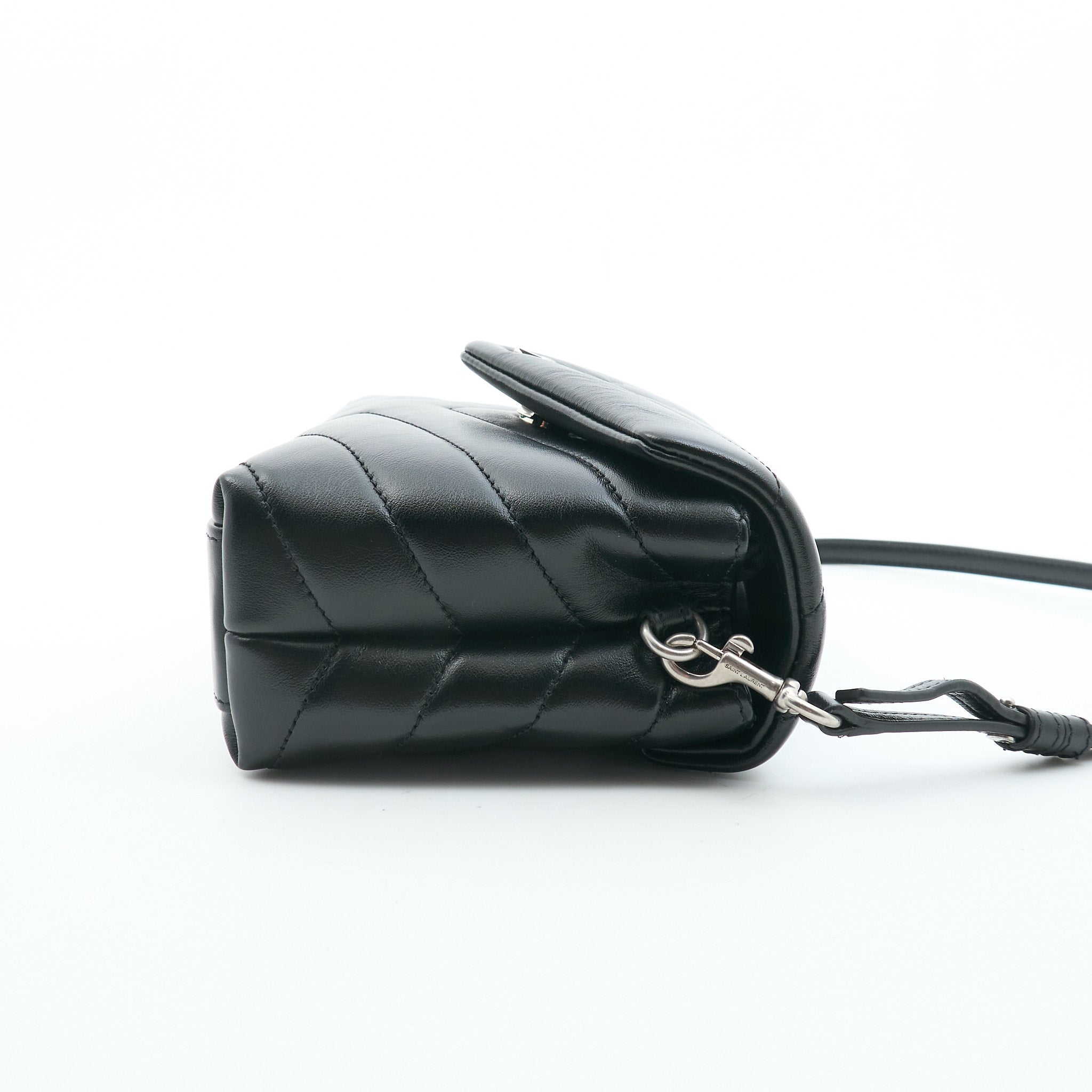 Saint Laurent Lou Lou Toy Crossbody Bag Black