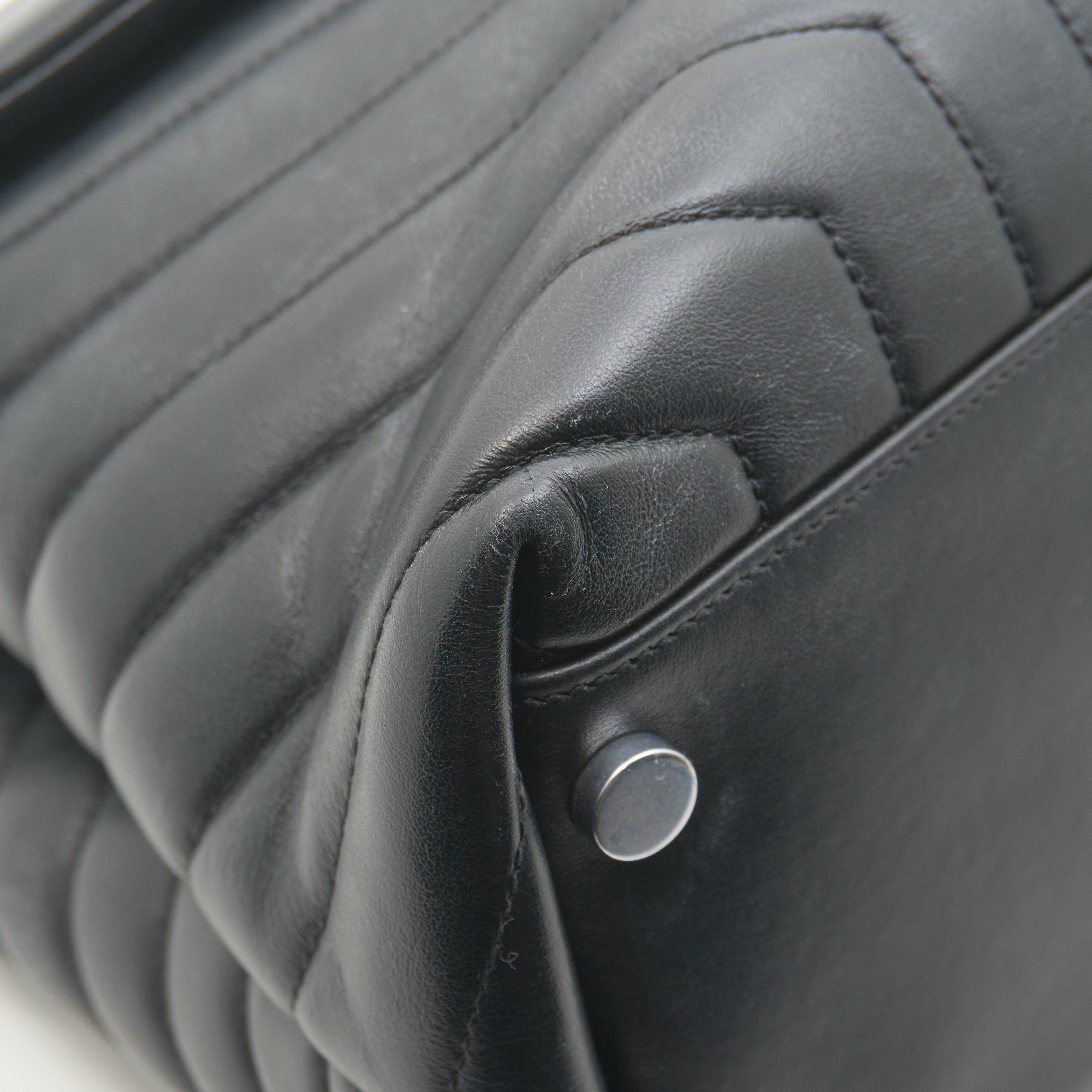 Saint Laurent Loulou Large Black Shoulder Bag