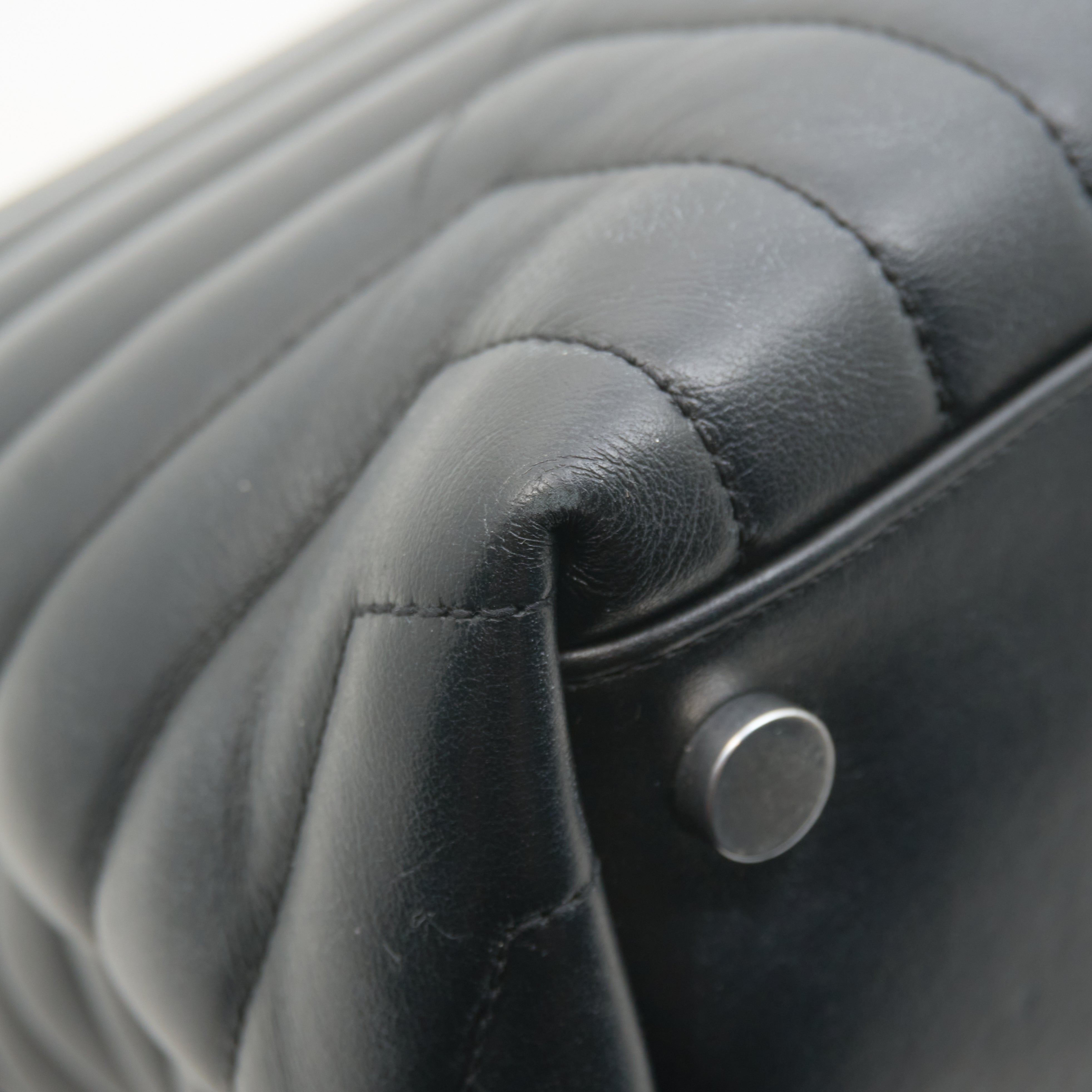 Saint Laurent Loulou Large Black Shoulder Bag