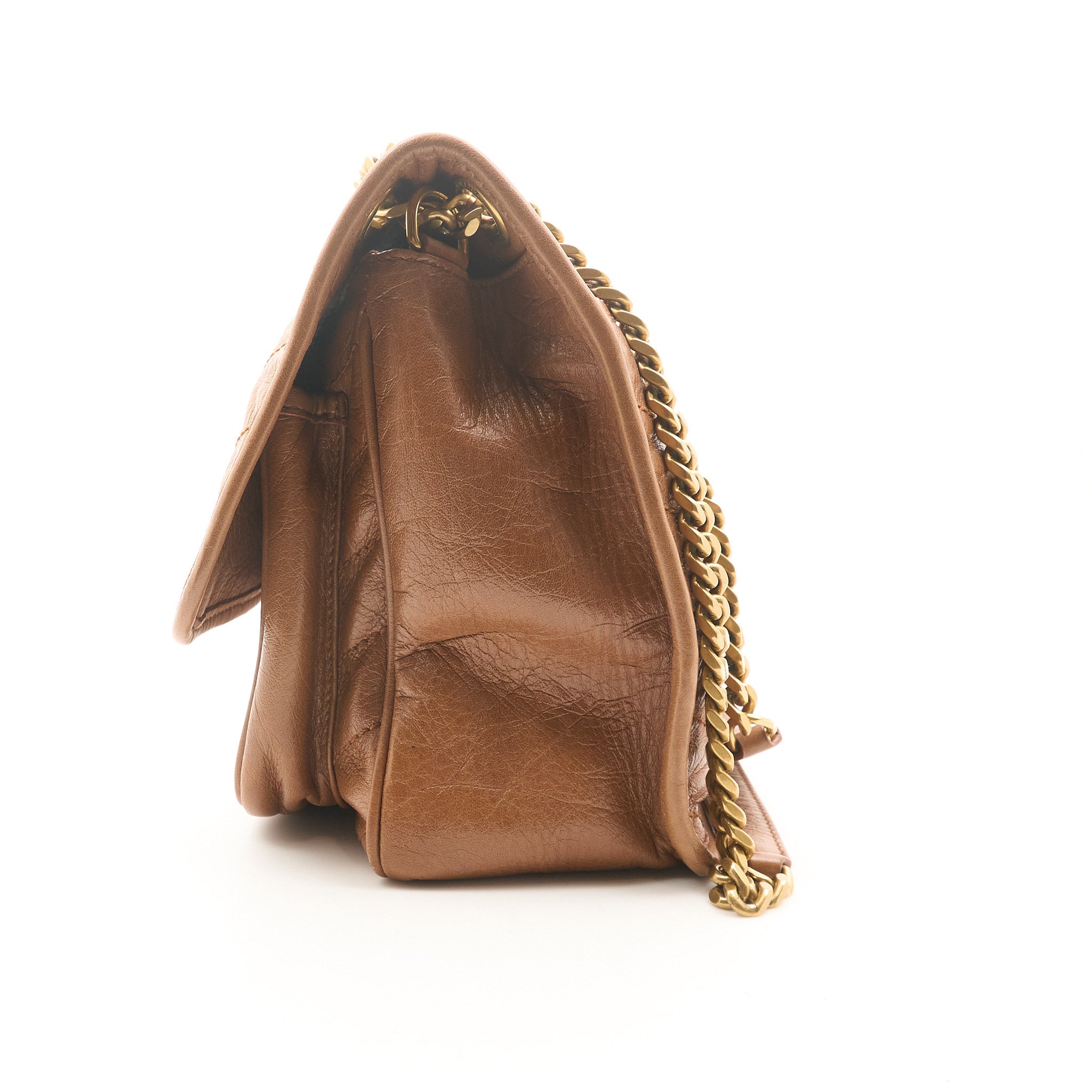 Saint Laurent Nikki Medium Tan Bag