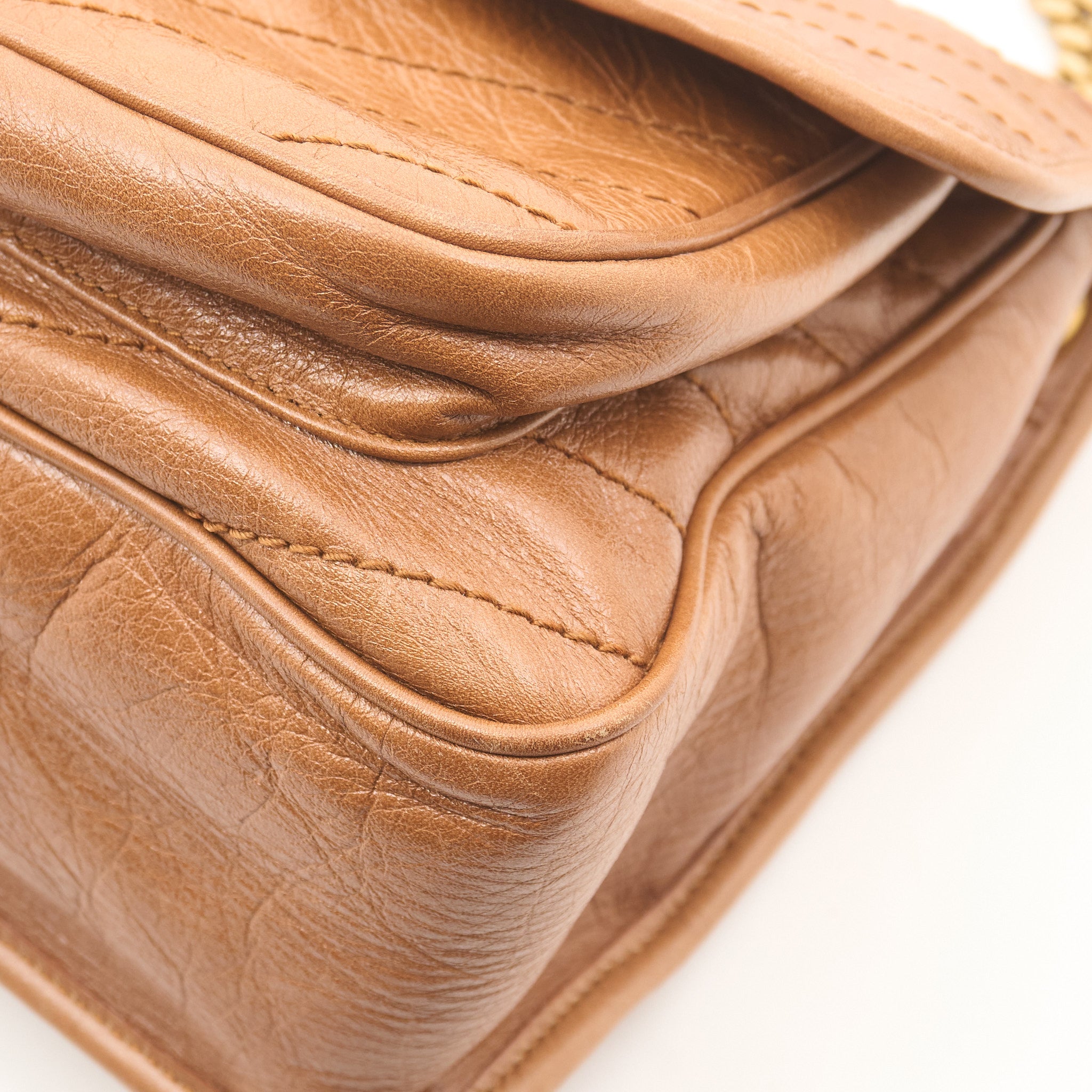 Saint Laurent Nikki Medium Tan Bag