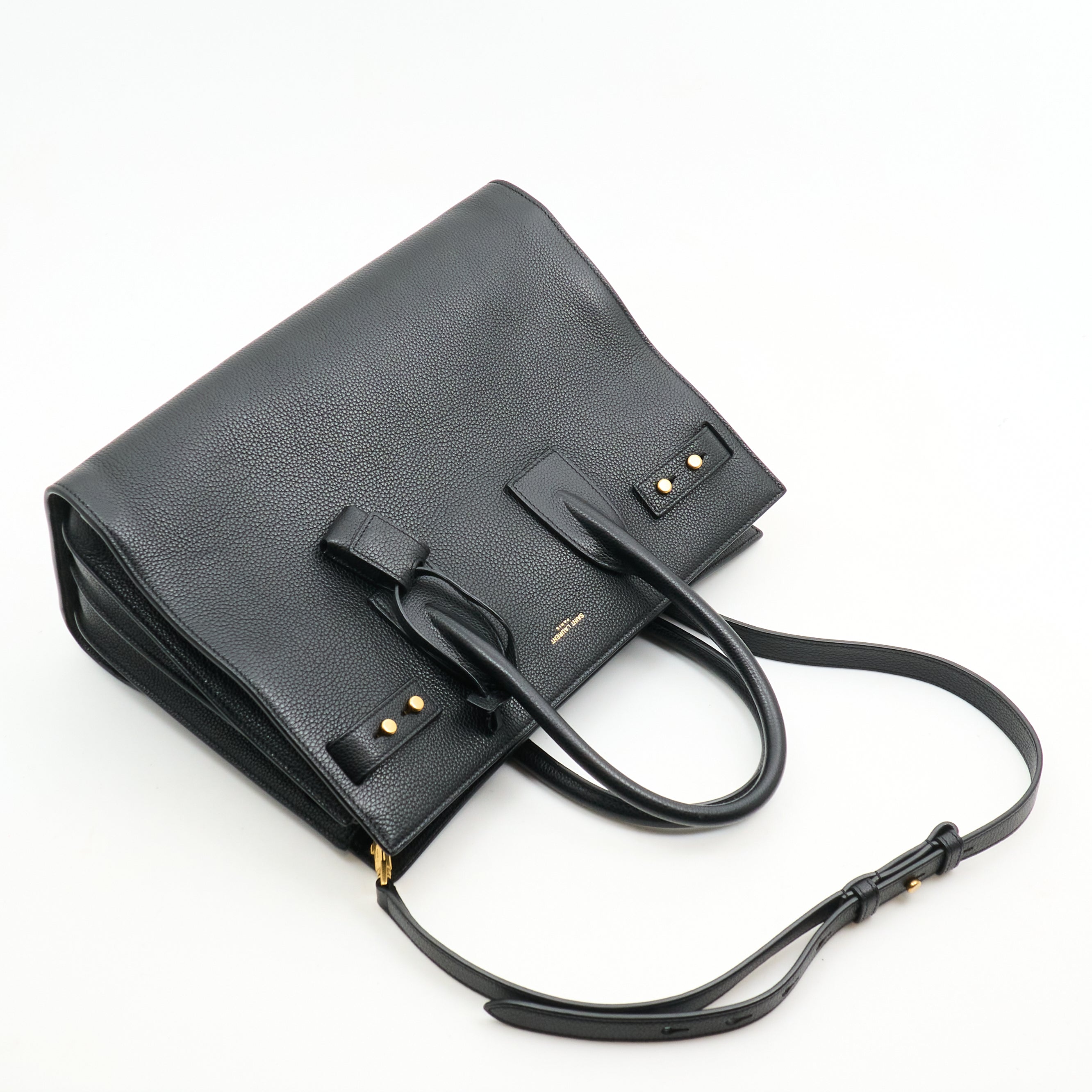 Saint Laurent Sac De Jour Black Tote Bag