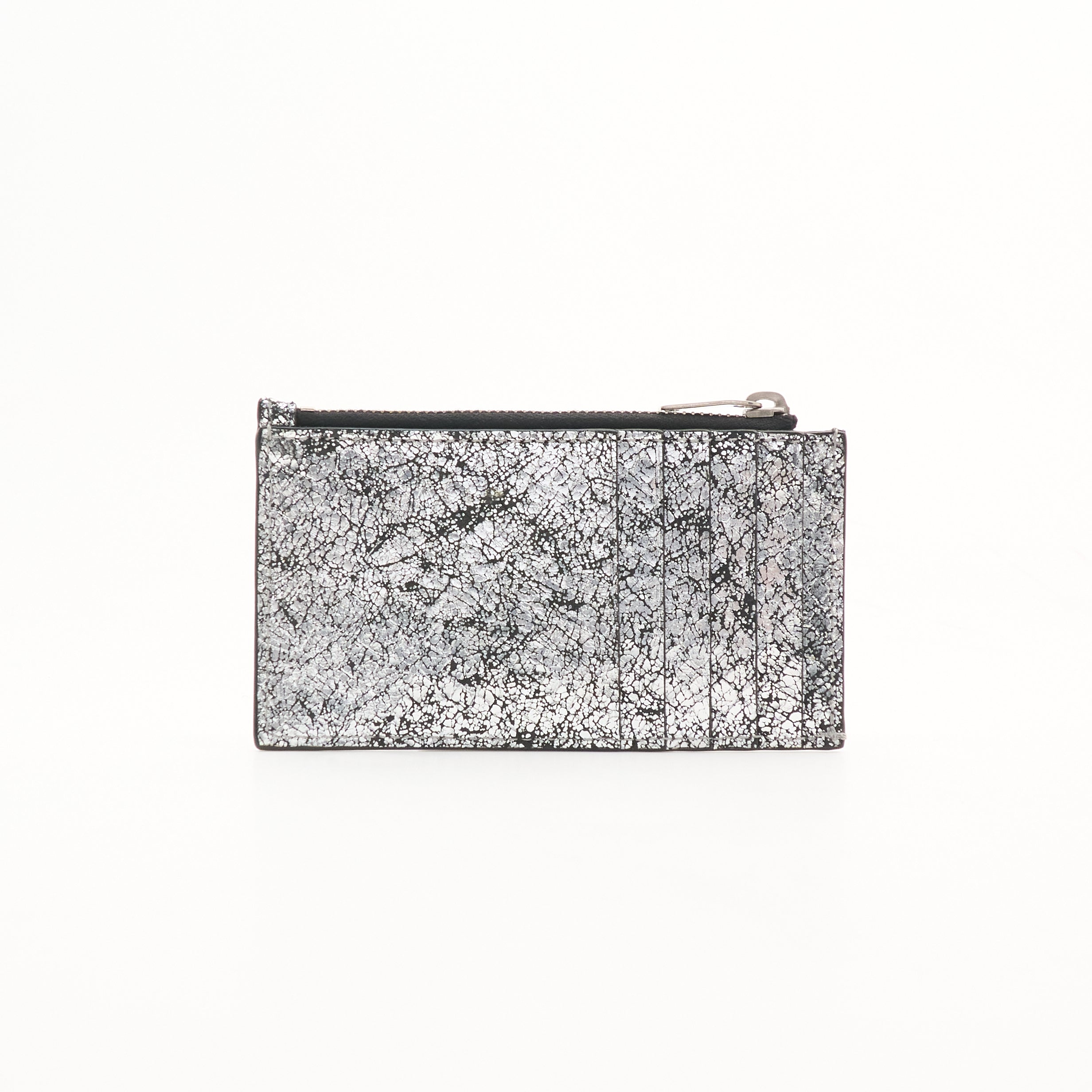 Saint Laurent Silver Card Wallet