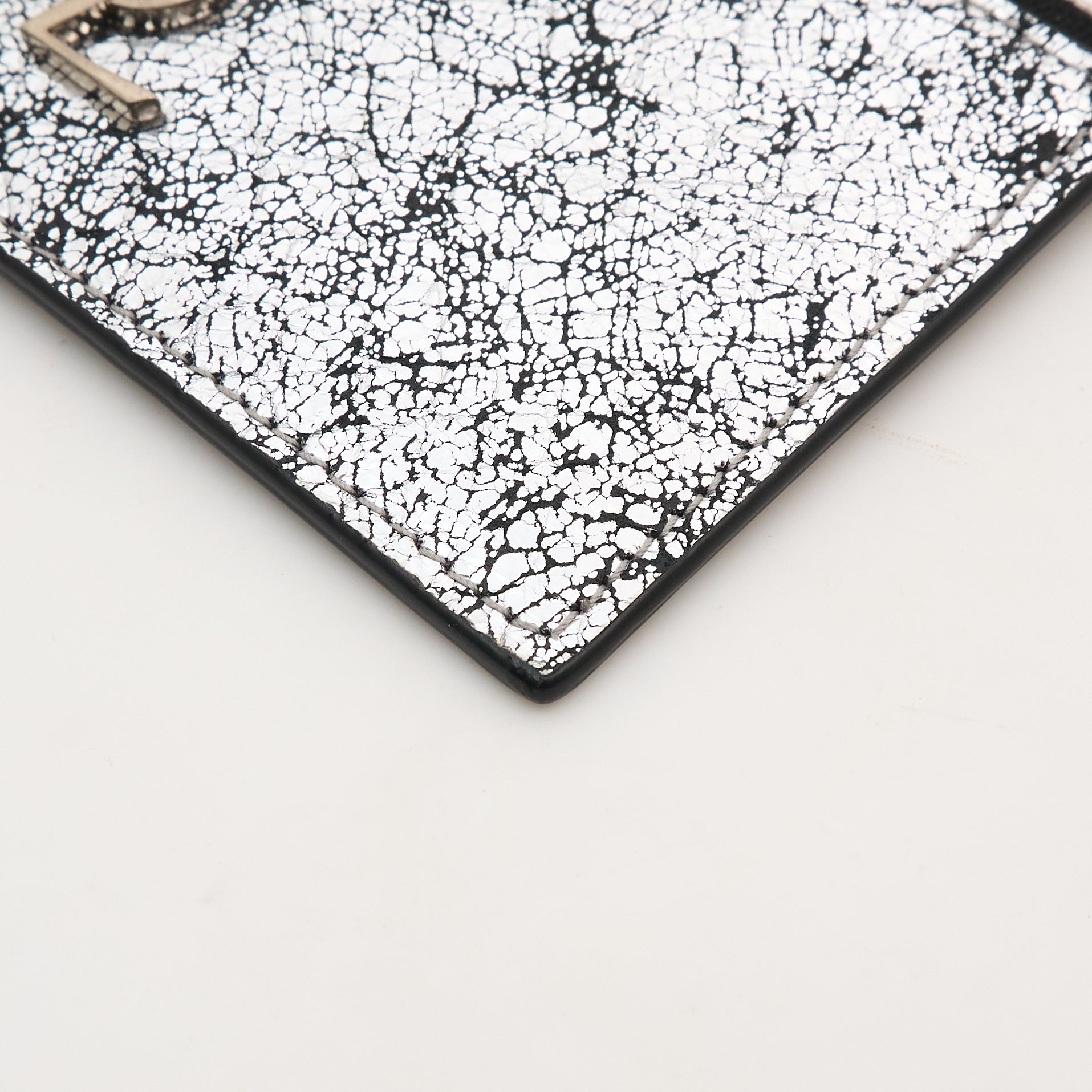 Saint Laurent Silver Card Wallet