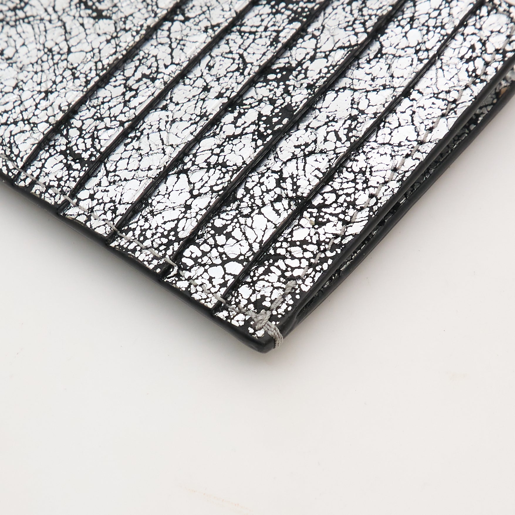 Saint Laurent Silver Card Wallet