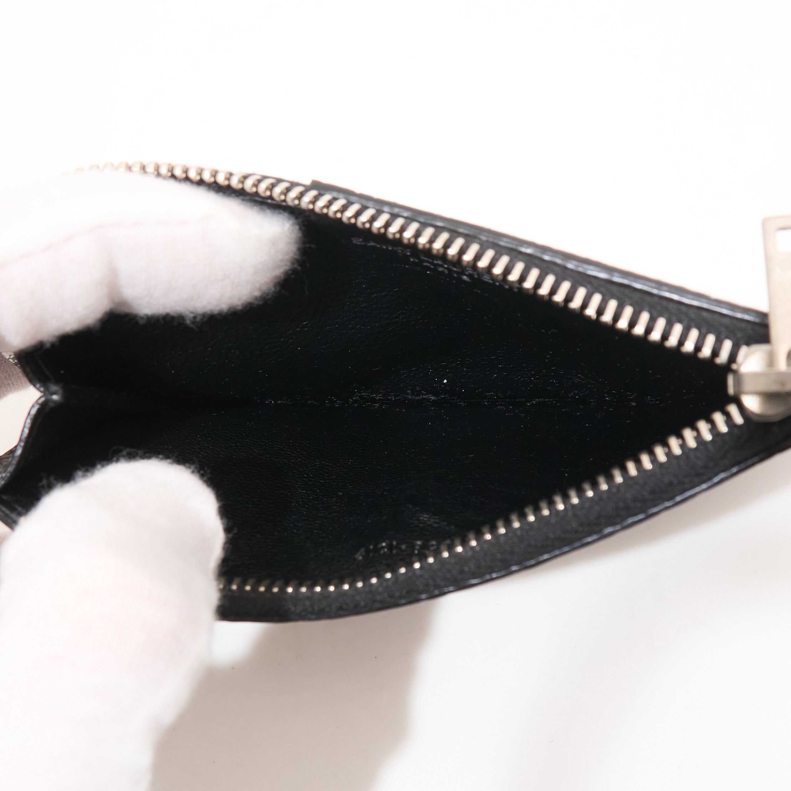 Saint Laurent Silver Card Wallet