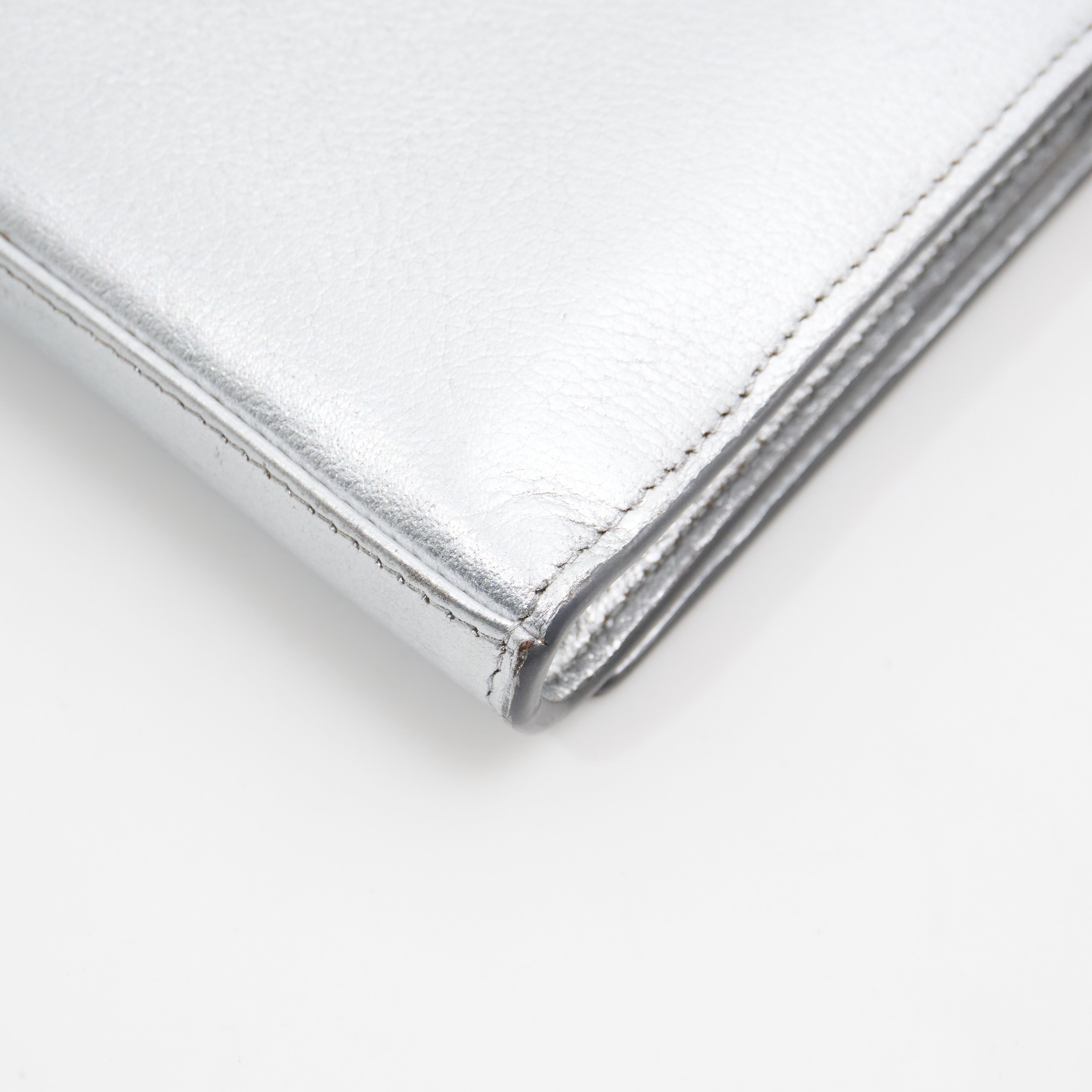 Saint Laurent Silver Kate Bag