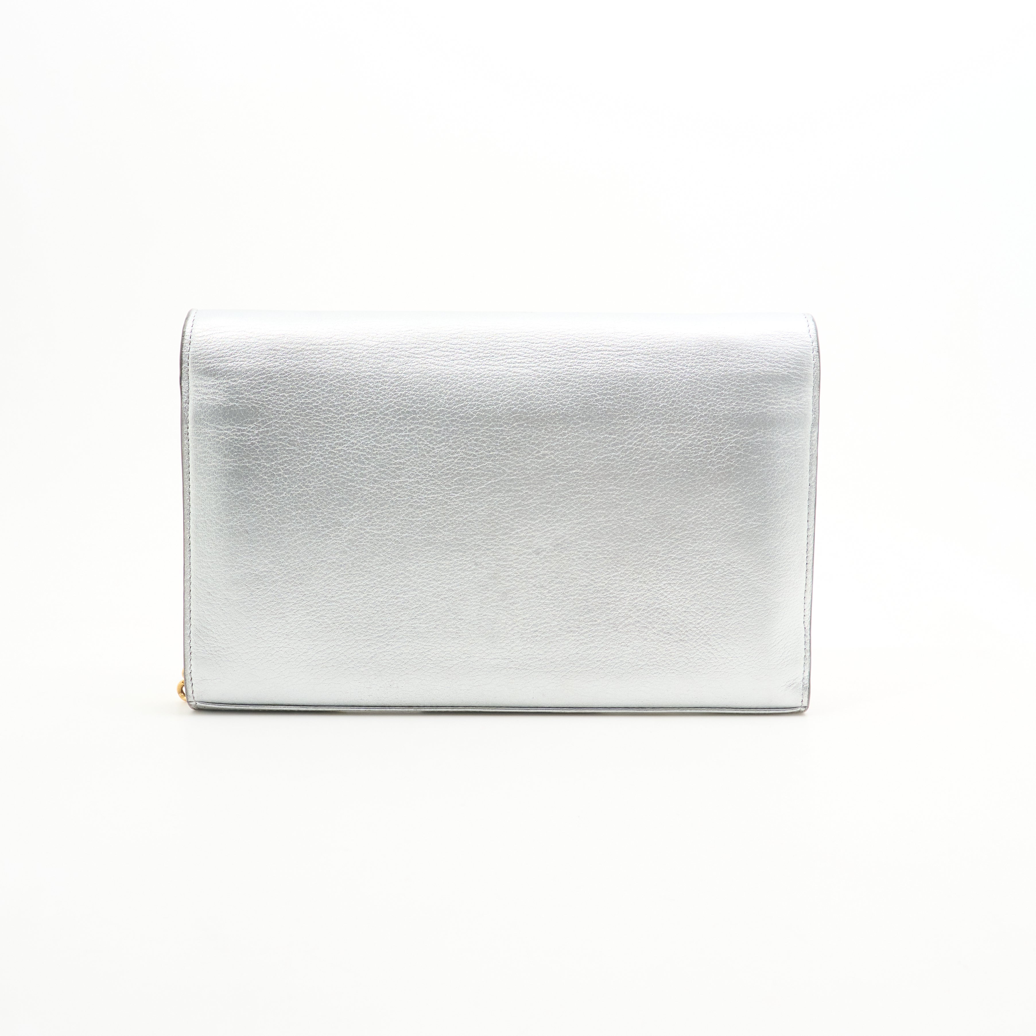 Saint Laurent Silver Kate Bag