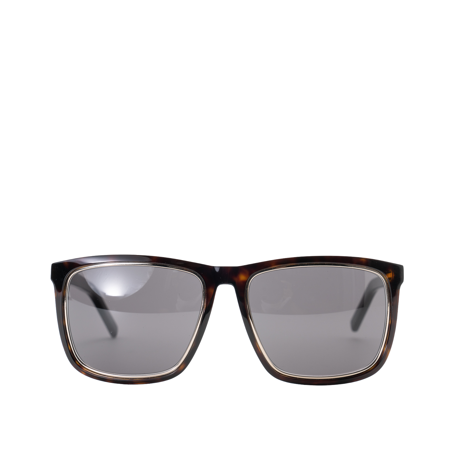 Saint Laurent Tortoise Rectangle Sunglasses