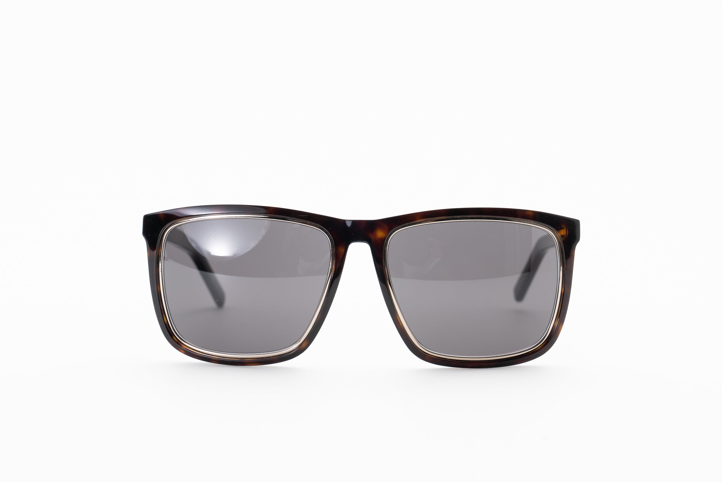 Saint Laurent Tortoise Rectangle Sunglasses