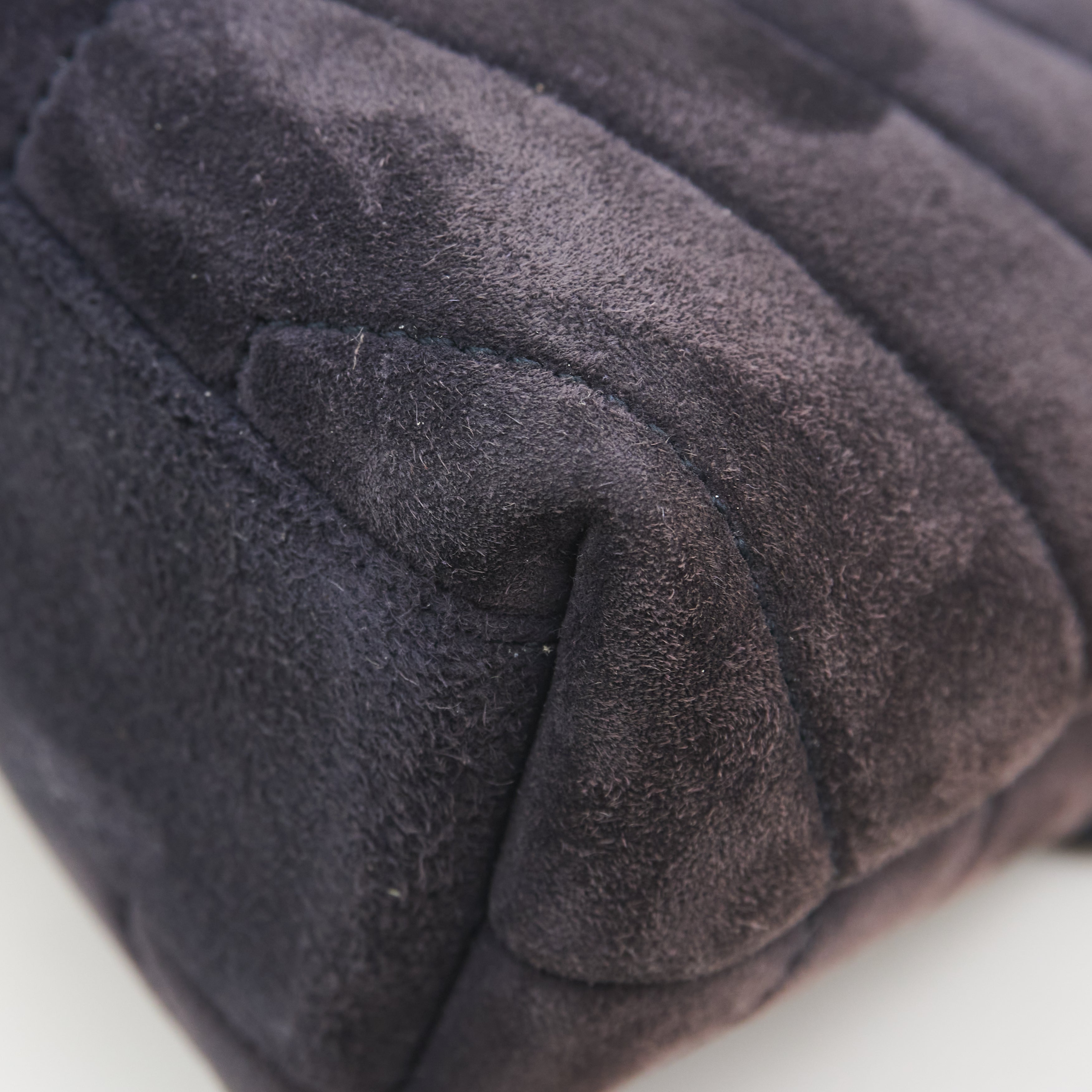 Saint Laurent Toy Loulou Navy Suede Bag