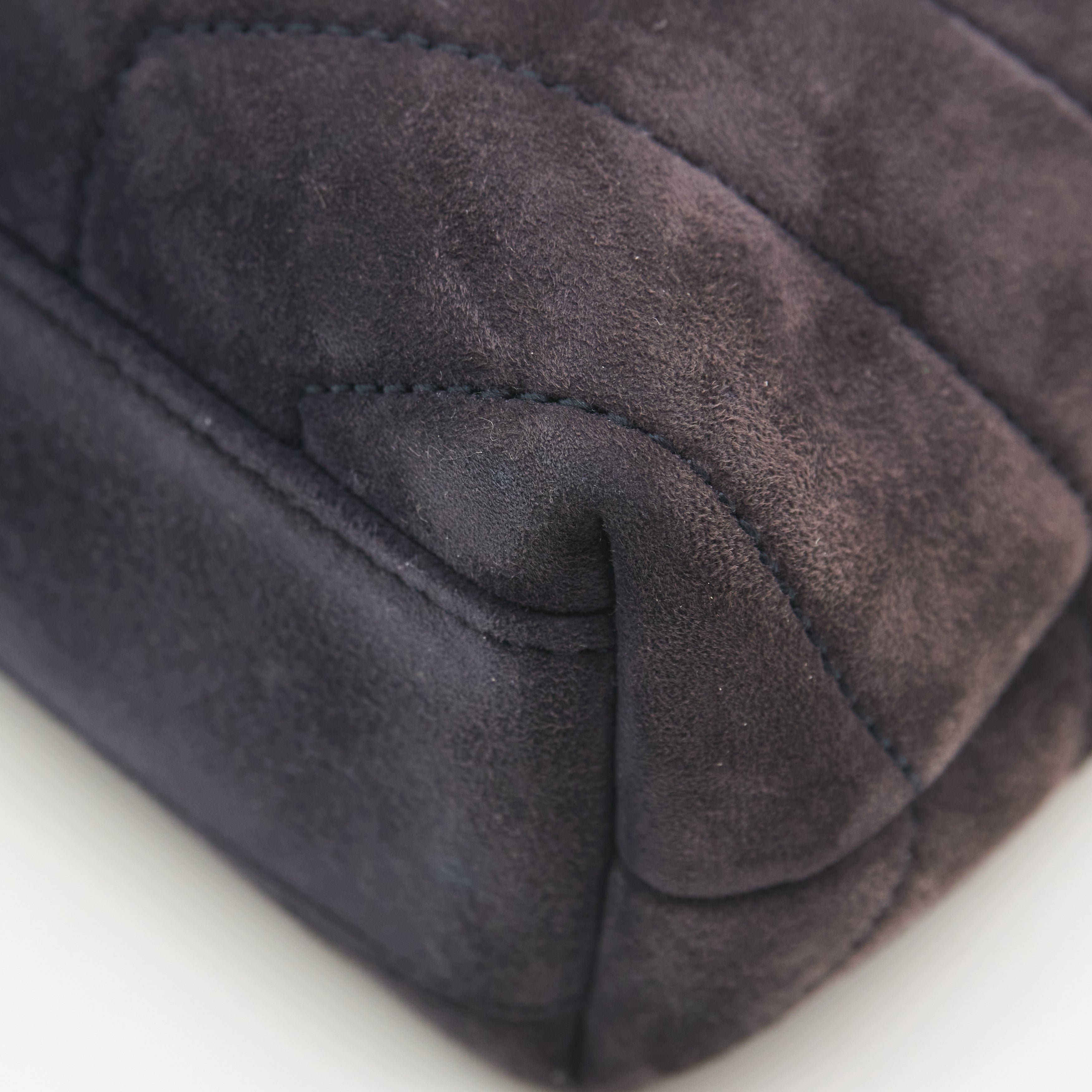 Saint Laurent Toy Loulou Navy Suede Bag