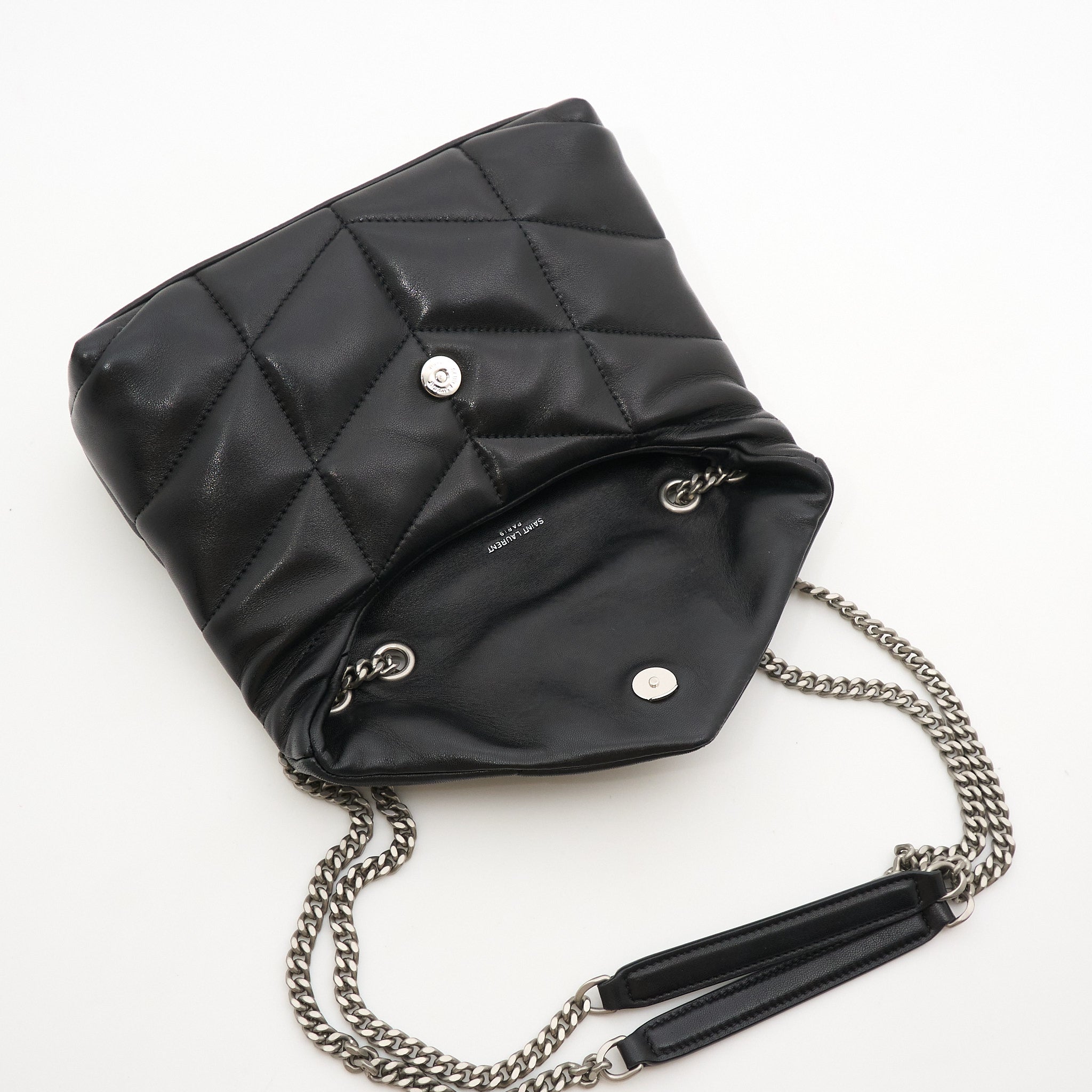 Saint Laurent Toy Puffer Black Bag