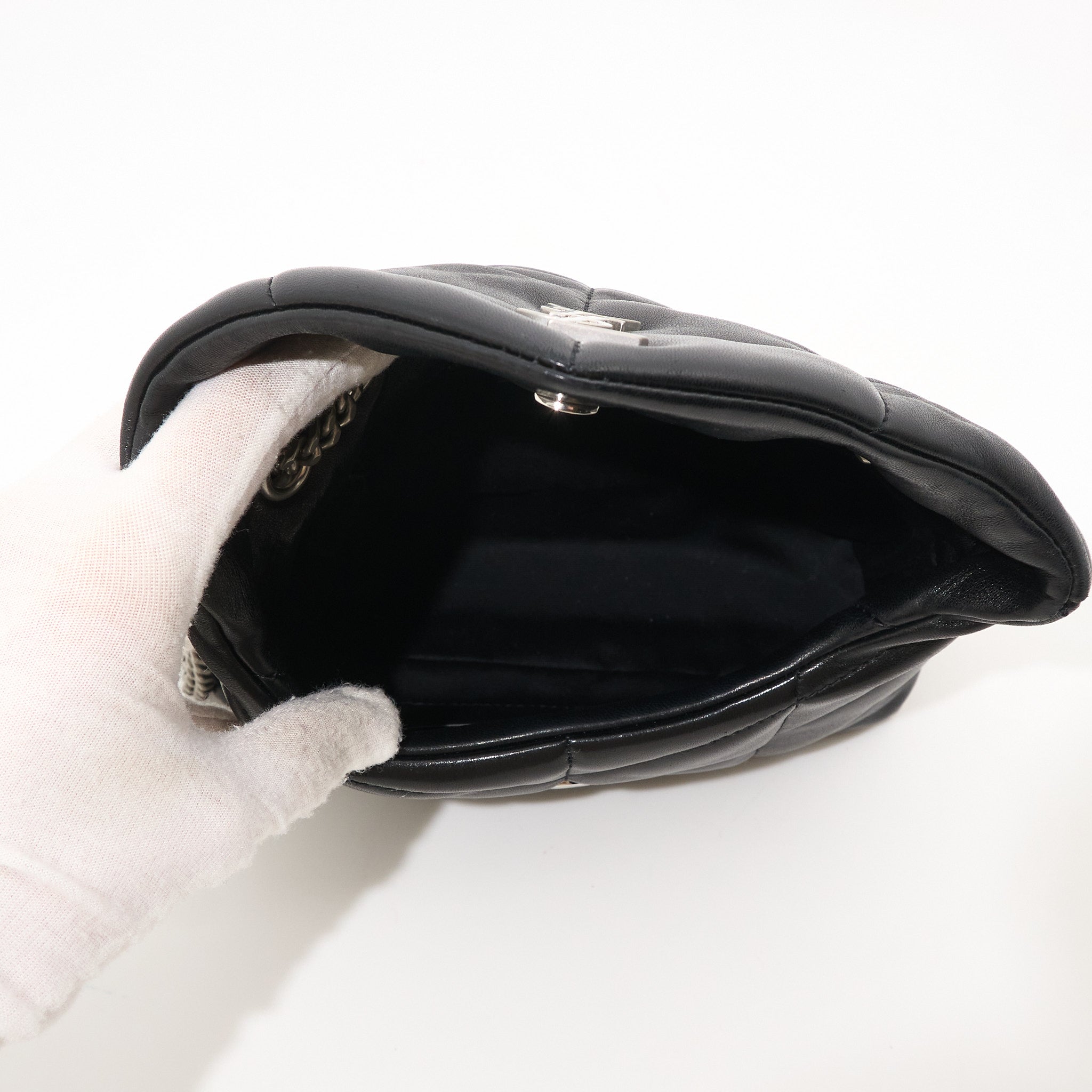 Saint Laurent Toy Puffer Black Bag