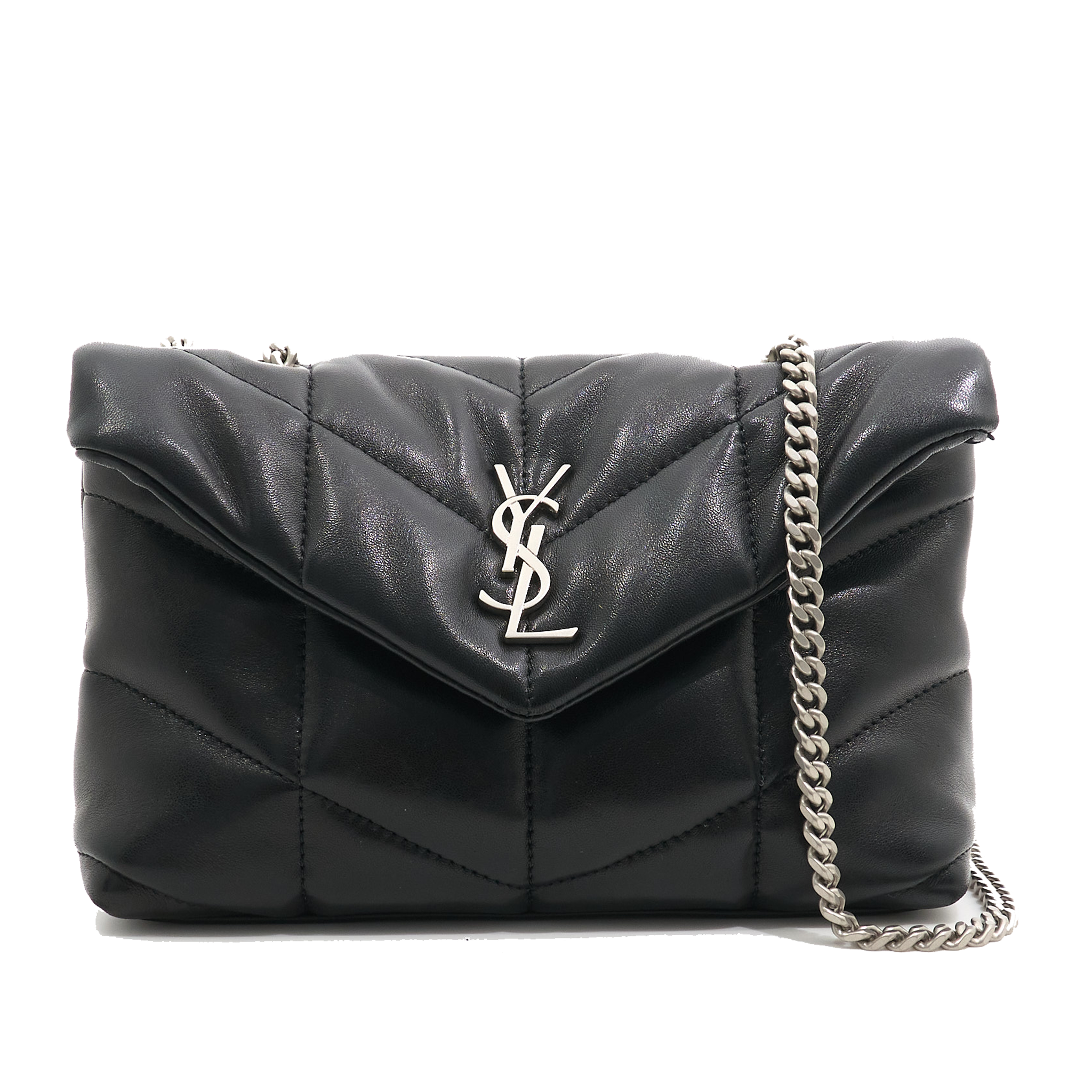 Saint Laurent Toy Puffer Black Bag