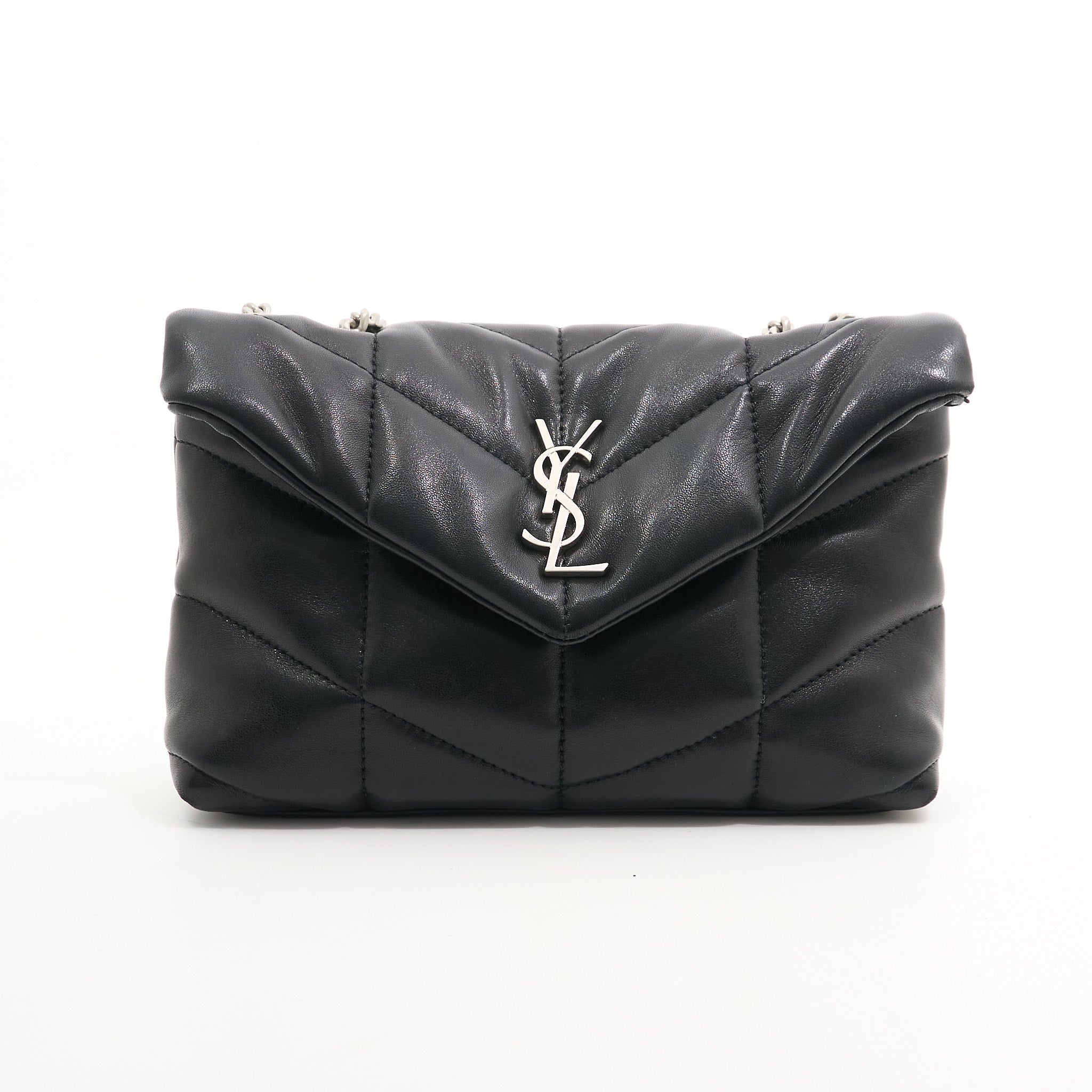 Saint Laurent Toy Puffer Black Bag