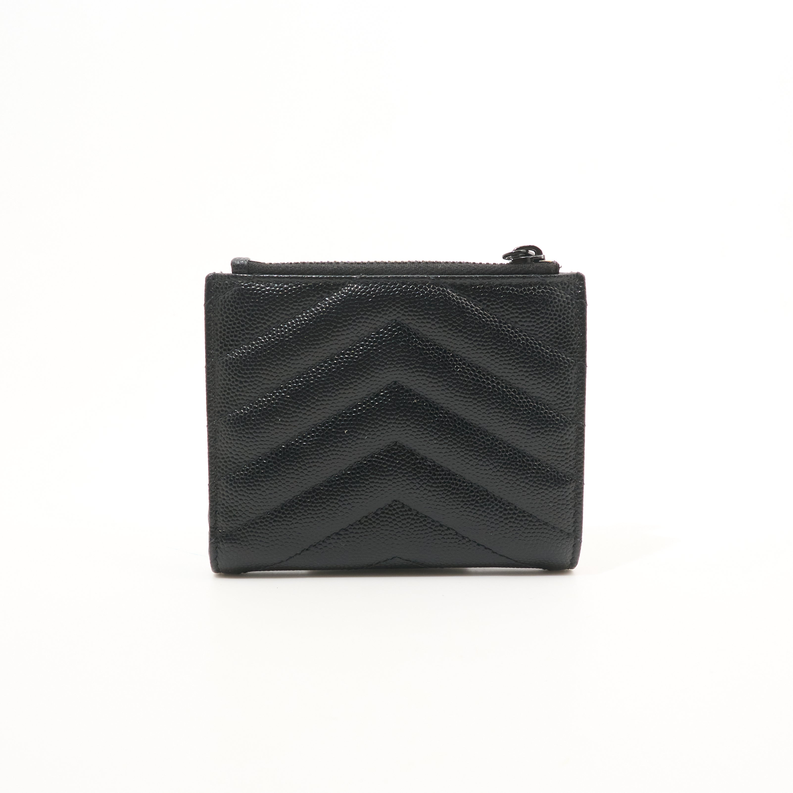 Saint Laurent Black Bi-Fold Wallet
