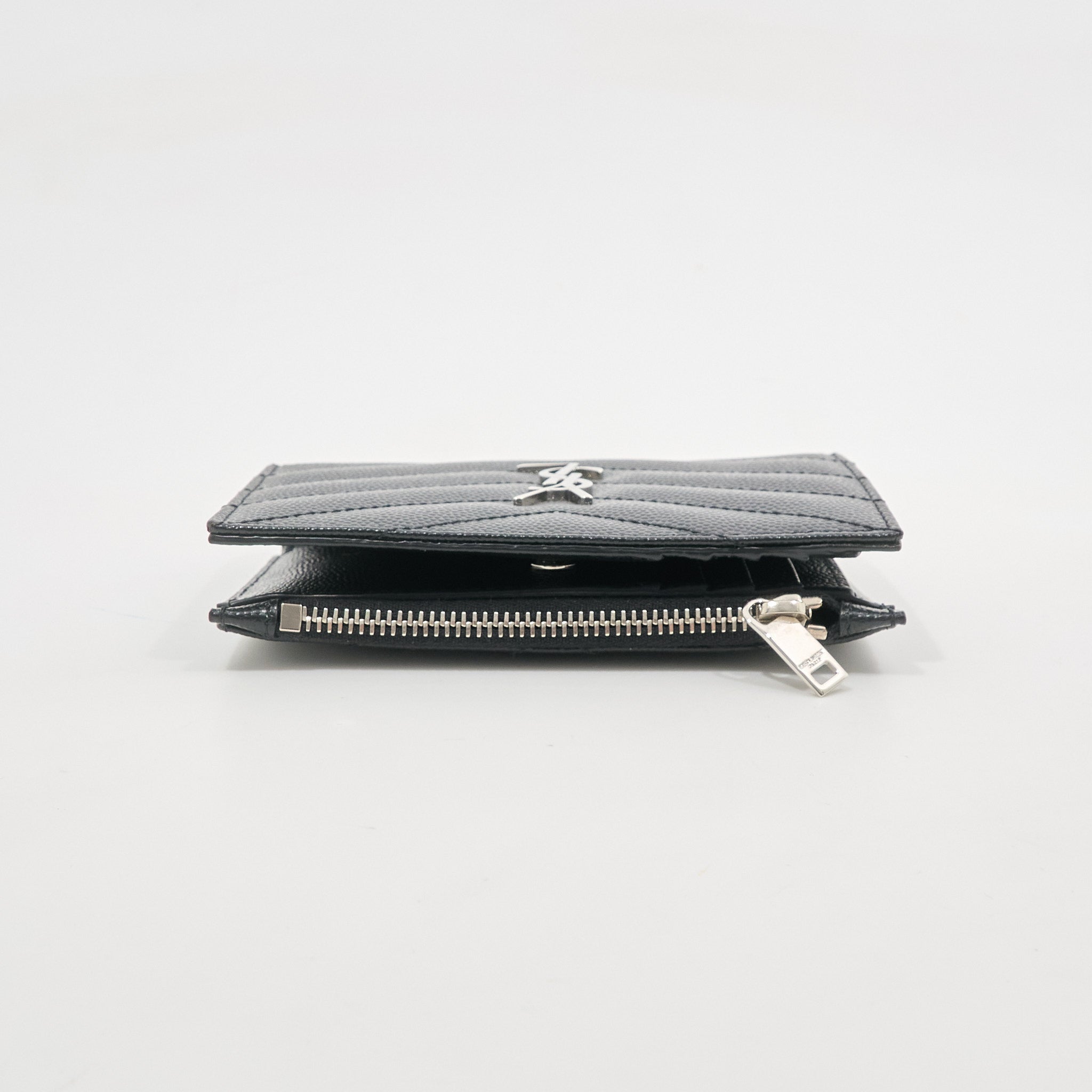 Saint Laurent Cassandre Black Wallet