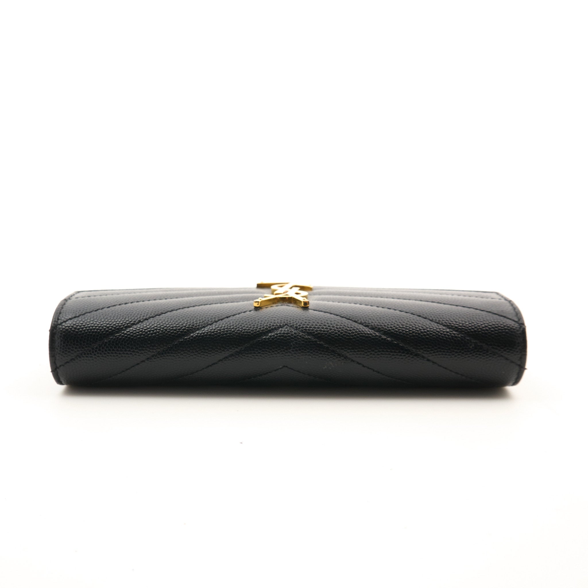 Saint Laurent Black Long Wallet