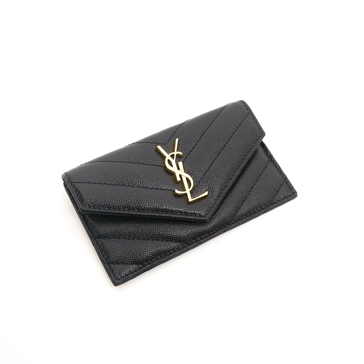 Saint Laurent Black Zip Wallet