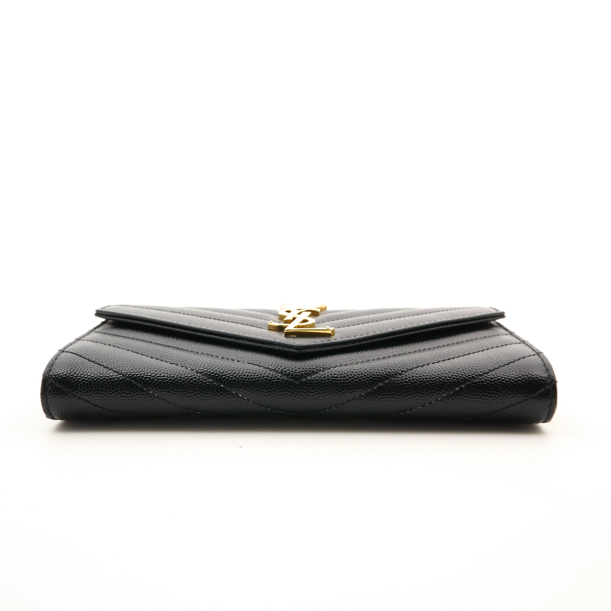 Saint Laurent Black Long Wallet