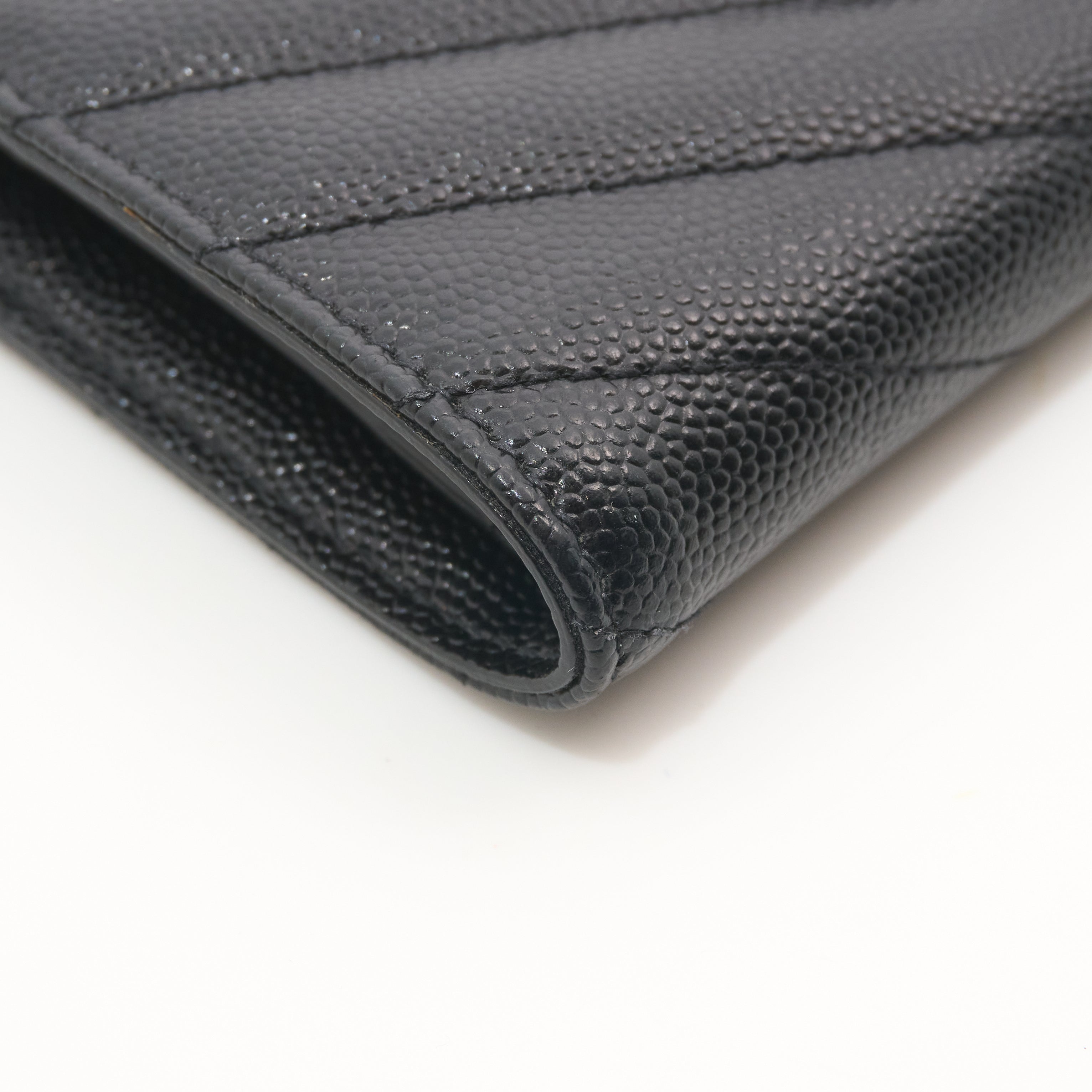 Saint Laurent Black Bi-Fold Wallet