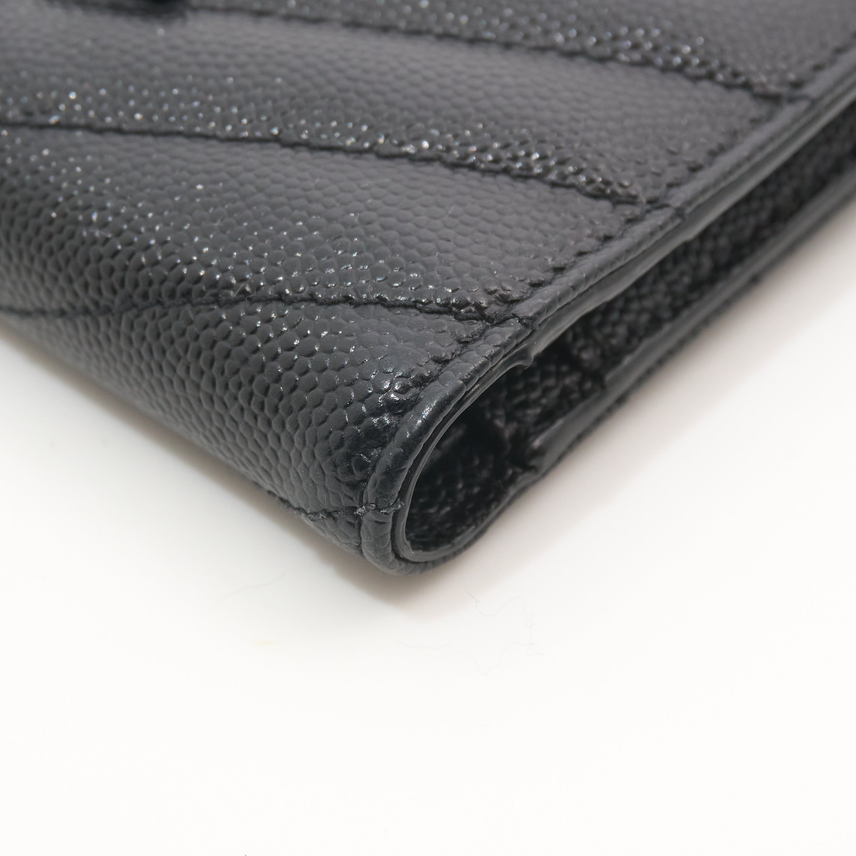 Saint Laurent Black Bi-Fold Wallet