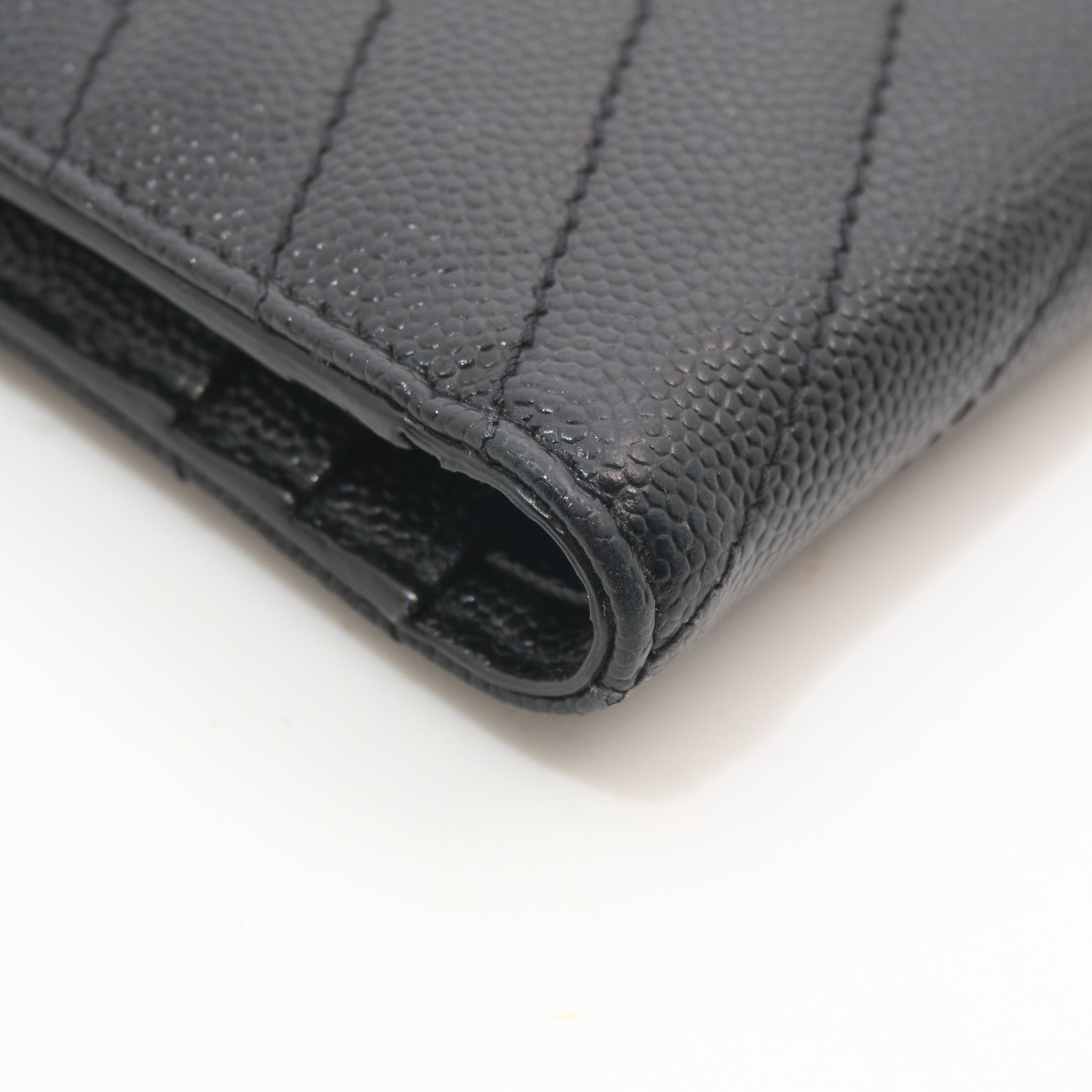 Saint Laurent Black Bi-Fold Wallet