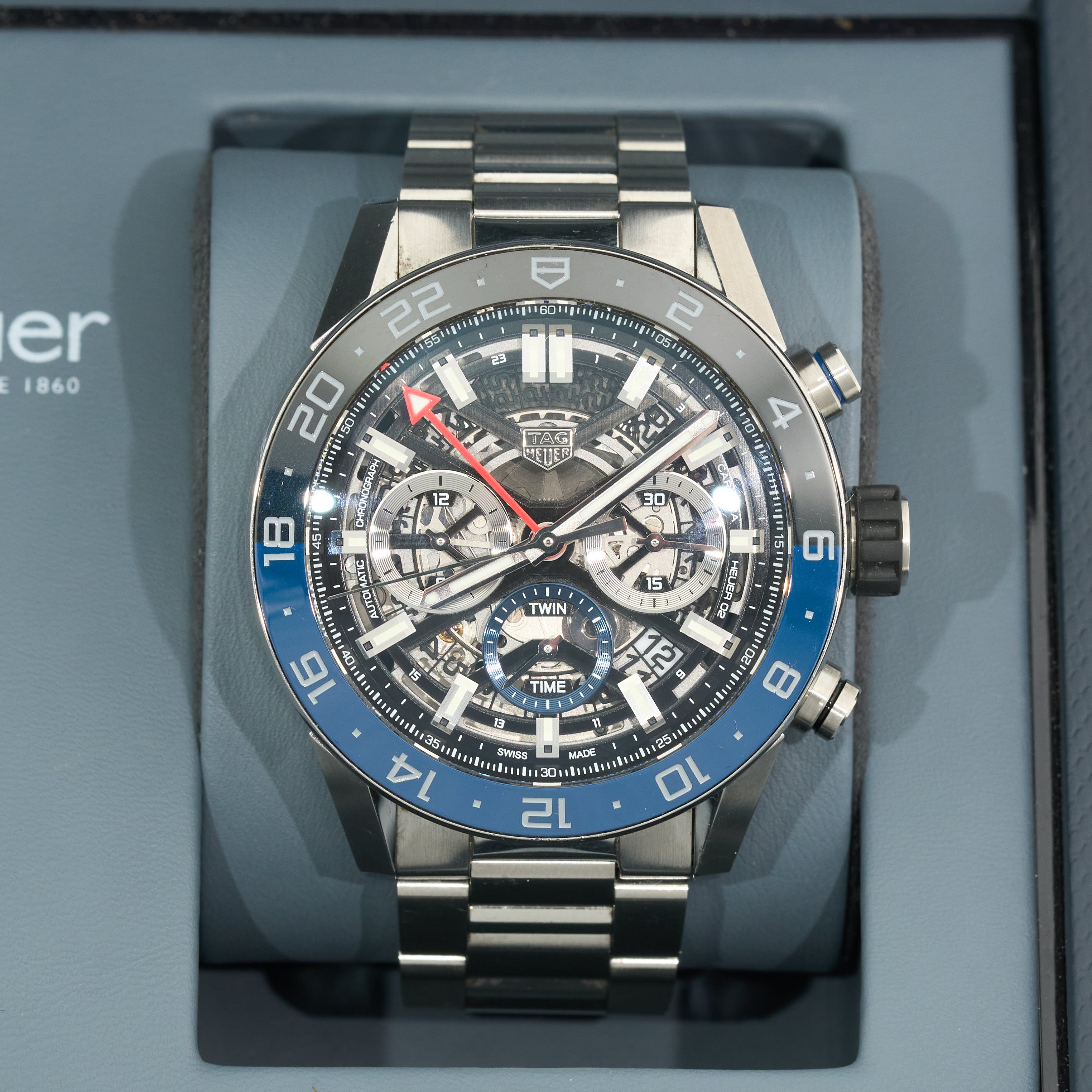 TAG Heuer Carrera Chronograph Twin-Time Automatic 45mm