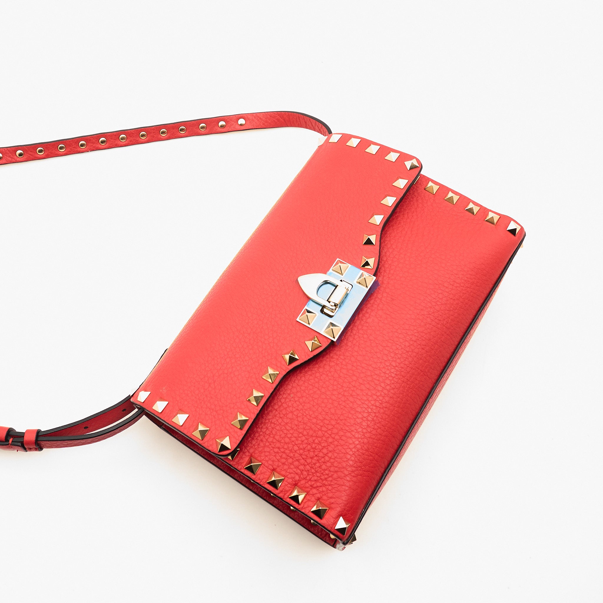Valentino Garavani Rockstud Crossbody Leather Bag