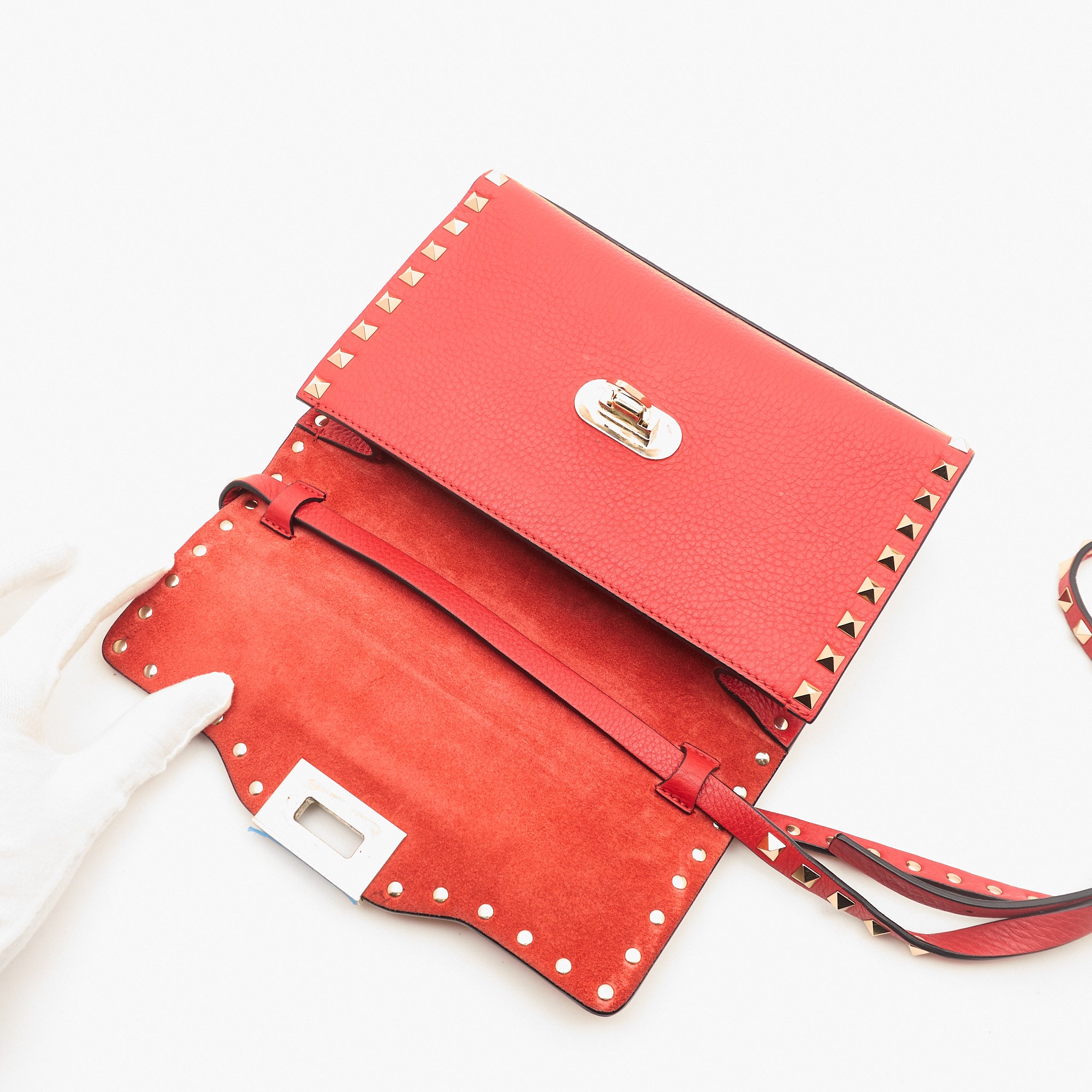 Valentino Garavani Rockstud Crossbody Leather Bag