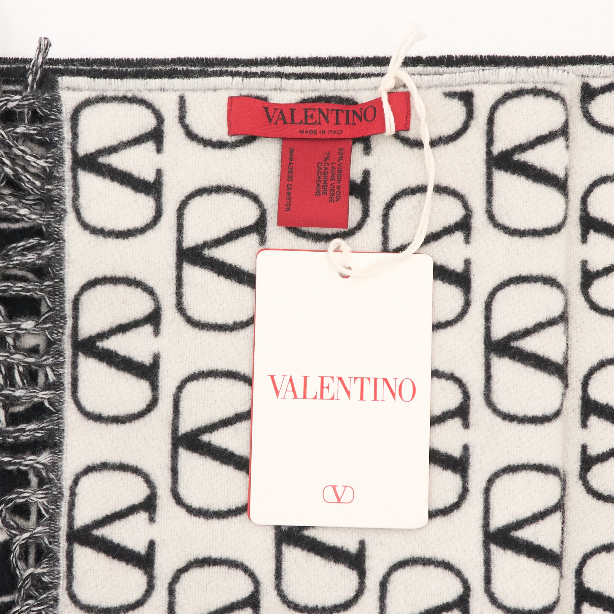 Valentino Garavani V Logo Signature Scarf